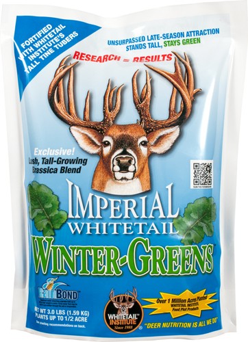 Whitetail Institute Winter-Greens 1/2 Acre 3 lb Fall Food Plot Seed Blend