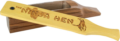 WoodHaven The Ninja Walnut Bottom YellowHeart Lid Turkey Call