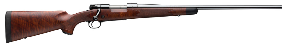 Winchester Repeating Arms 535203289 Model 70 Super Grade 6.5 Creedmoor Caliber with 4+1 Capacity, 22" Barrel, High Polished Blued Metal Finish & Satin Fancy Walnut Stock Right Hand (Full Size)