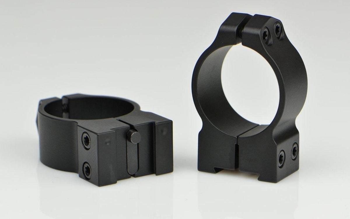 Warne Maxima 2-Piece Fixed Scope Ringmounts for Tikka Grooved Receiver 30mm Medium Matte