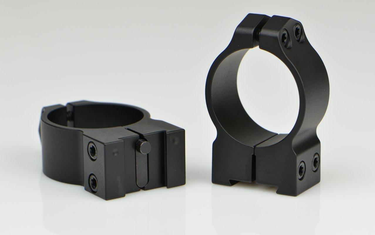 Warne Maxima 2-Piece Fixed Scope Ringmounts for Tikka Grooved Receiver 30mm Medium Matte