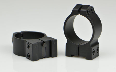 Warne Maxima 2-Piece Fixed Scope Ringmounts for Tikka Grooved Receiver 30mm Medium Matte