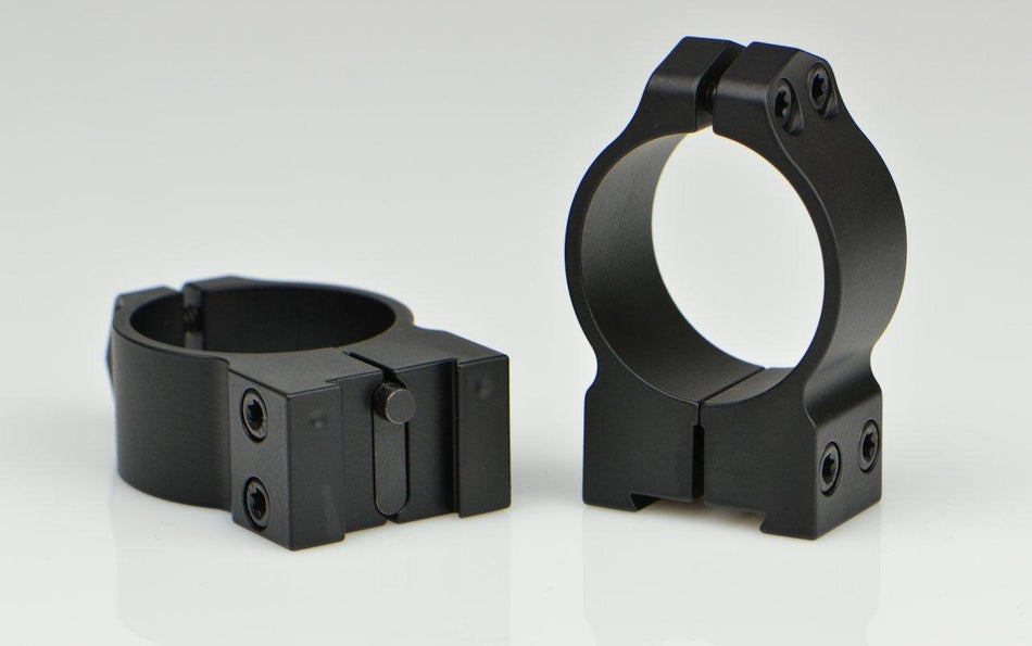 Warne Maxima 2-Piece Fixed Scope Ringmounts for Tikka Grooved Receiver 30mm Medium Matte
