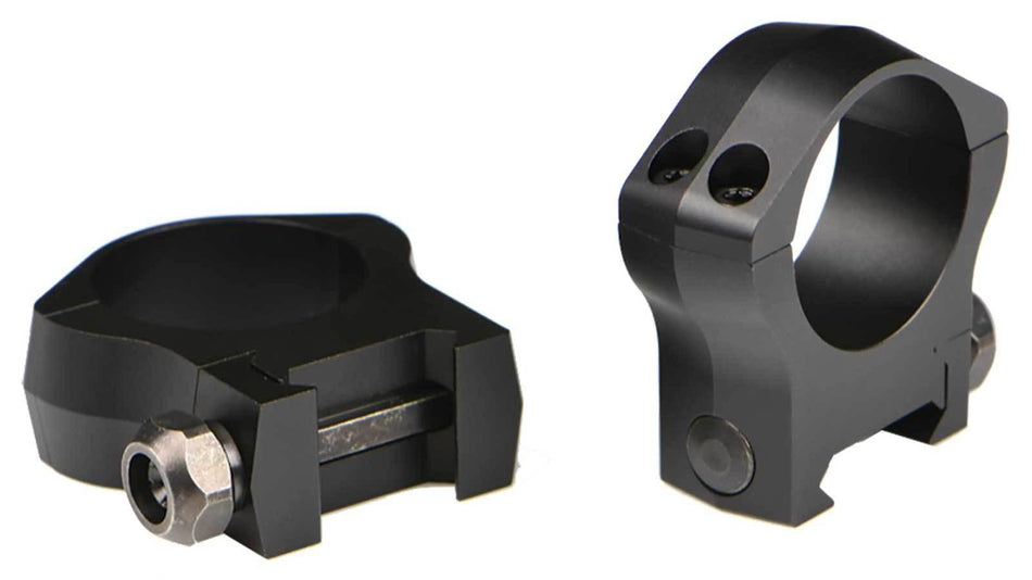 Warne 2-Piece Picatinny Mountain Tech Scope Rings 1 Inch Medium Matte Black