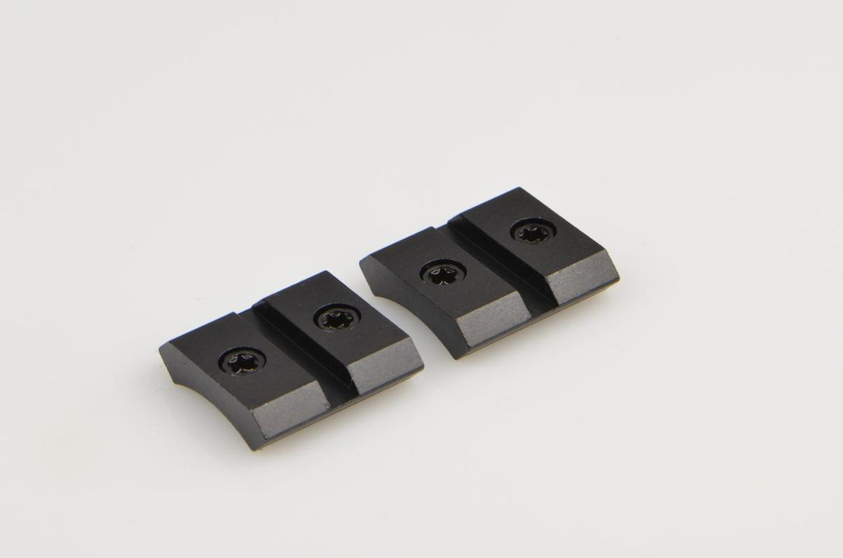 Warne Maxima 2-Piece Steel Scope Base for Ruger American Rimfire & Marlin XT-22/XT-17 Matte Black