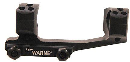 Warne Tactical QD X-SKEL Extended Cantilever 1" Mount Black for MSR Rifles