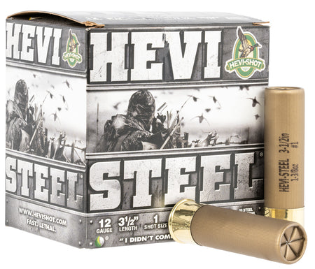 HEVI-Shot HS65001 HEVI-Steel 12Gauge 3.50" 1 3/8oz 1Shot