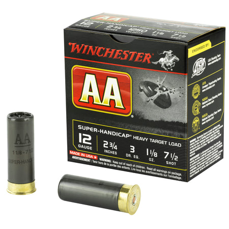 Winchester AA Super Handicap Heavy Target 12 Gauge 2.75 in / 2.75 in #7.5 1-1/8 oz