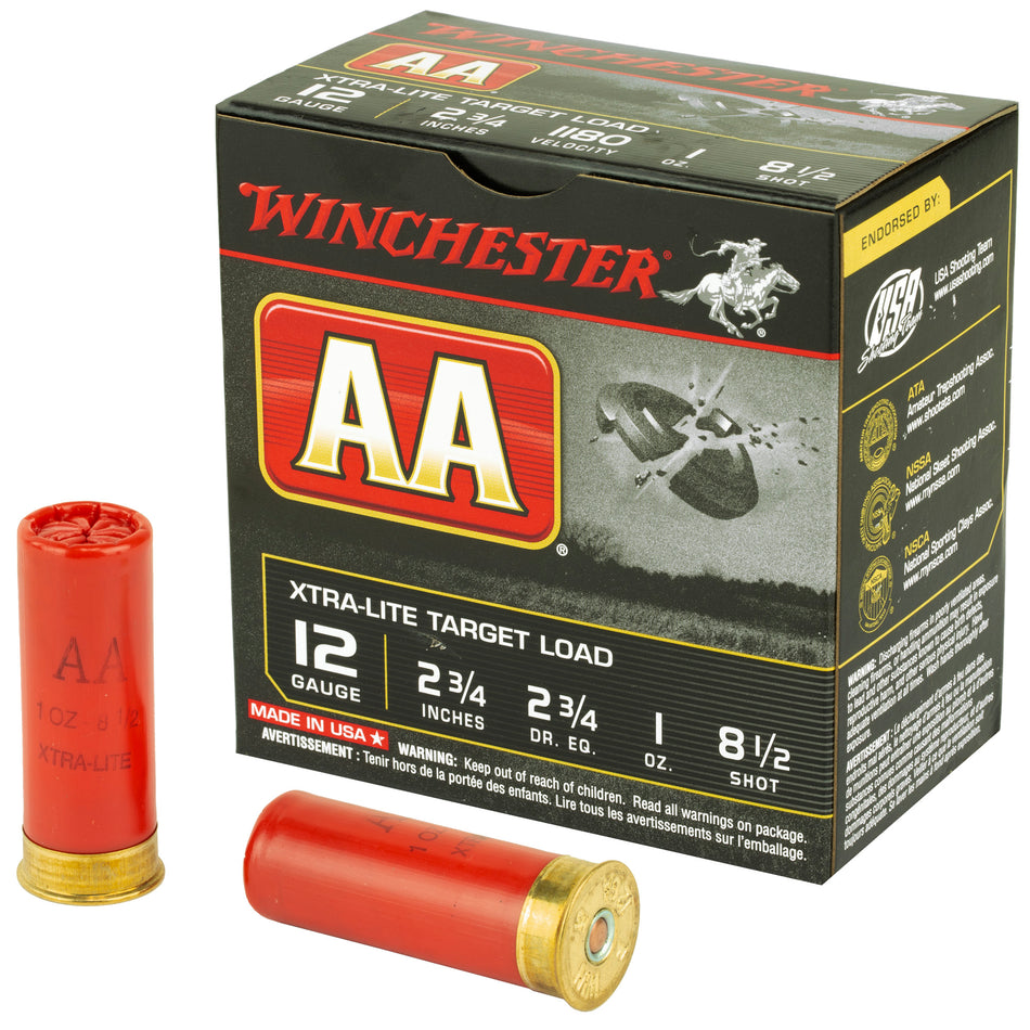 Winchester AAL1285 AA Xtra-Lite 12 Gauge 2.75" 1oz Shot 1180 fps
