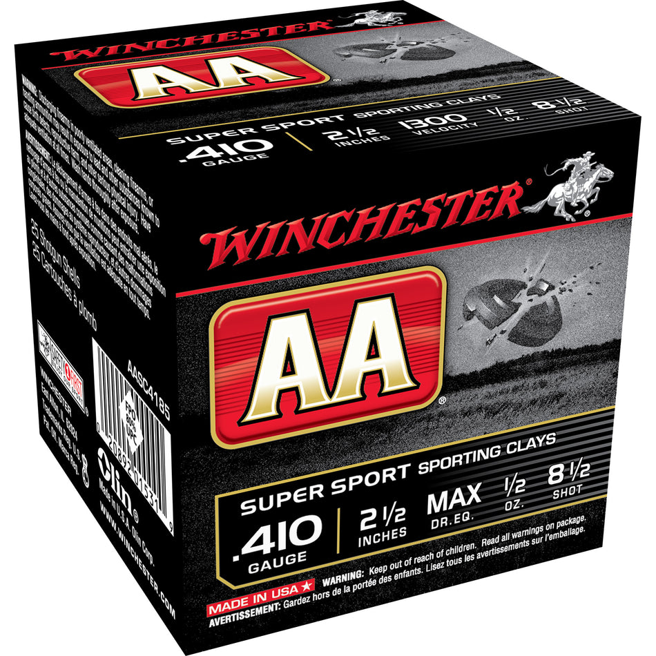 Winchester AA Supersport Sporting Clay .410 Bore 2.5 in / 2.5 in #8.5 1/2 oz