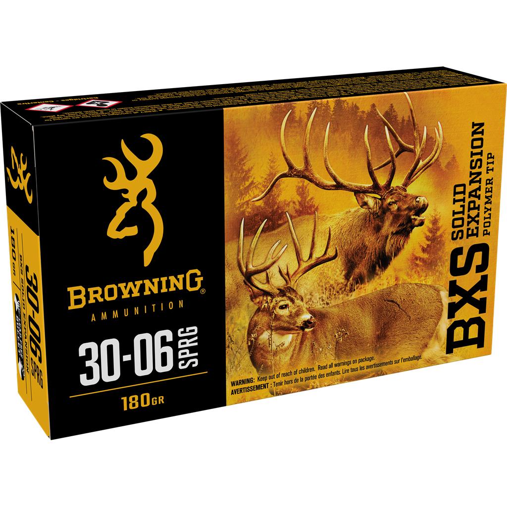 Browning BXS .30-06 Springfield 180 gr PolyTip ammo