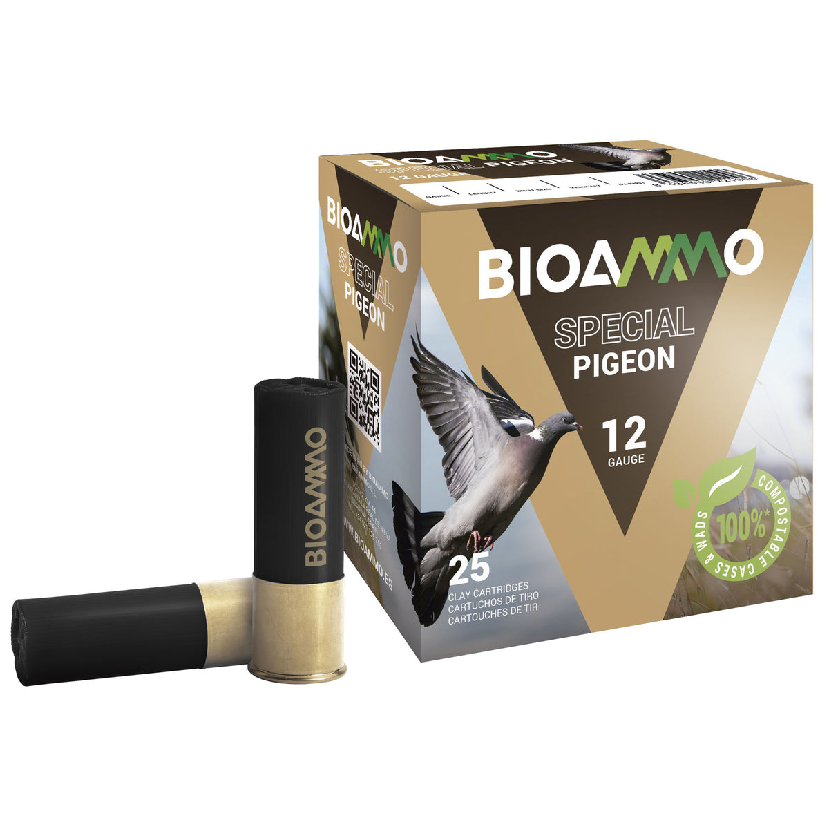 Winchester BL3680 BIOAMMO DOVE & PIGEON 12 Gauge 2.75" 1-1/4oz 8 Shot