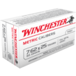 Winchester Metric Calibers 7.62x25mm Tokarev 85 gr FMJ ammo