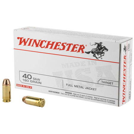 Winchester Q4238 USA Full Metal Jacket FMJ 180 Grain .40 S&W