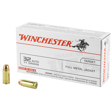 Winchester USA .32 ACP 71 gr FMJ ammo
