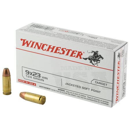 Winchester USA 9x23mm Winchester 124 gr JSP ammo
