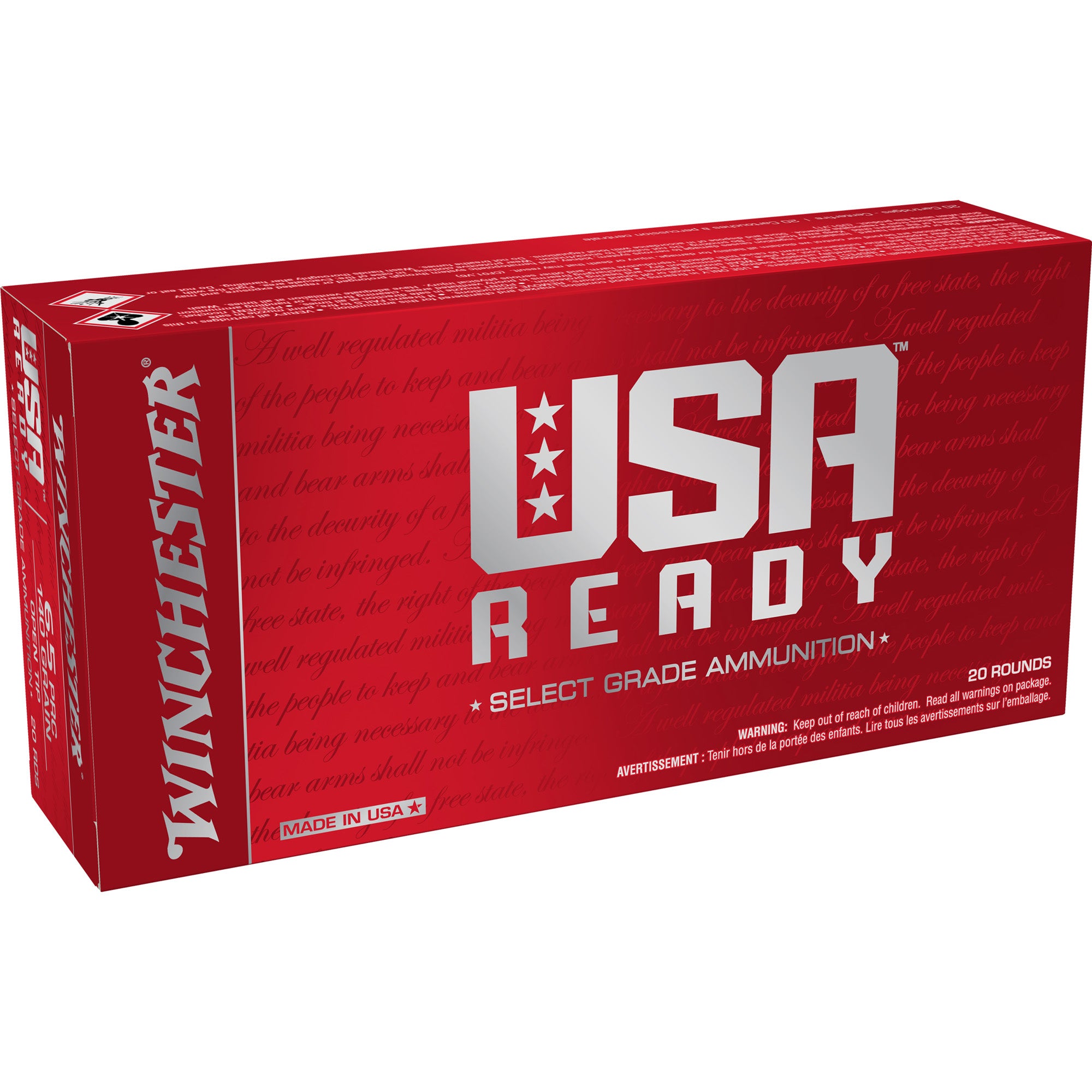 Winchester USA Ready 6.5 PRC 140 gr OTM ammo