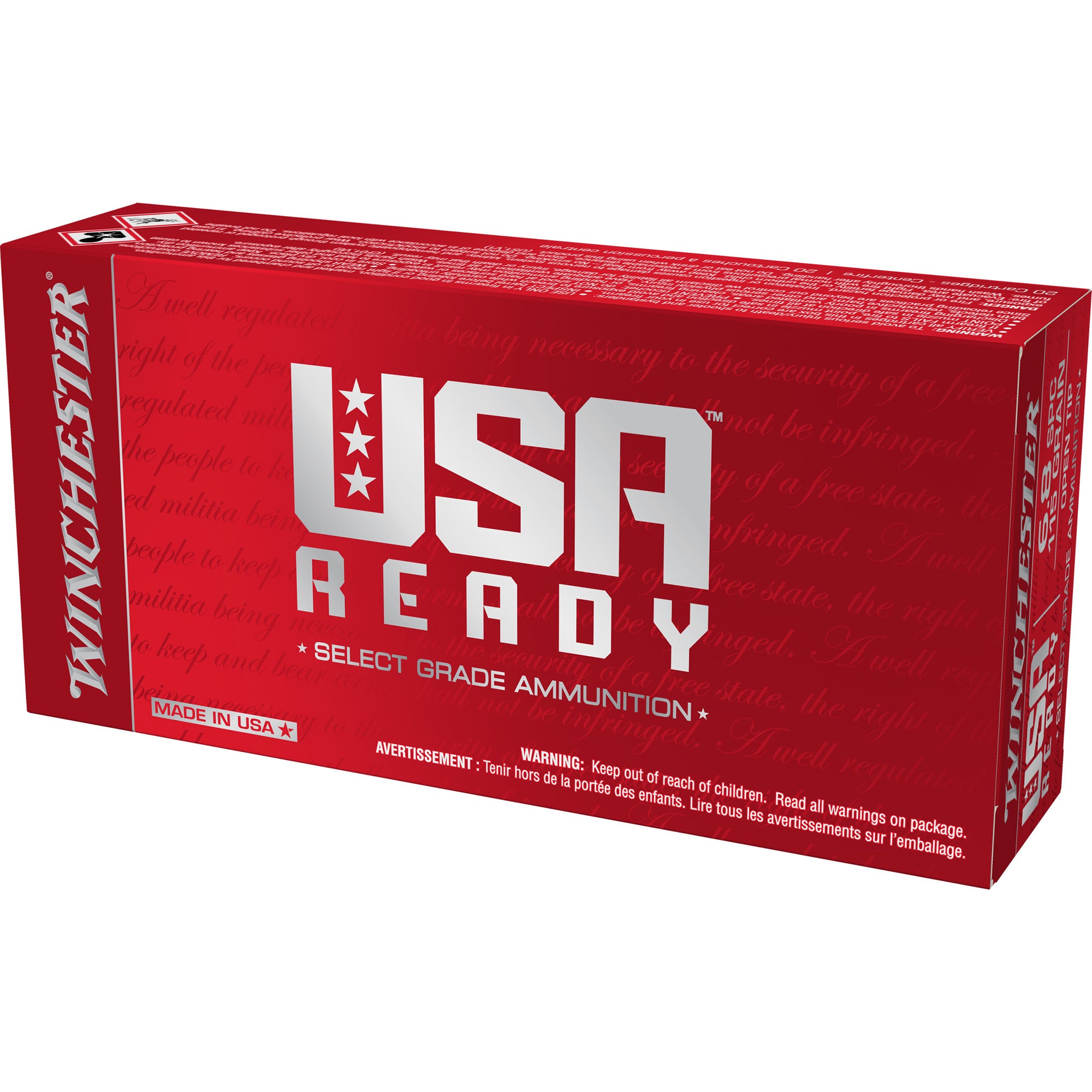 Winchester USA Ready 6.8 Remington SPC 115 gr OTM ammo