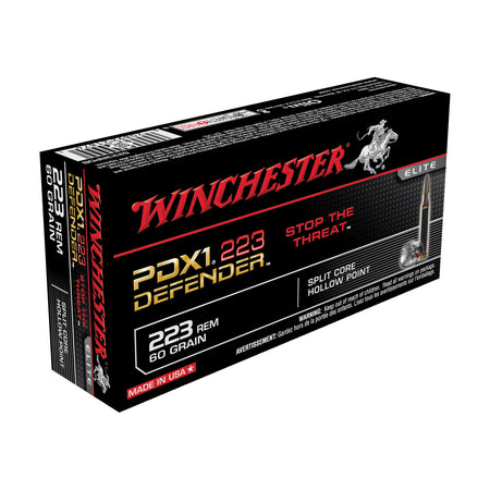 Winchester PDX1 Defender .223 Remington 60 gr JHP ammo