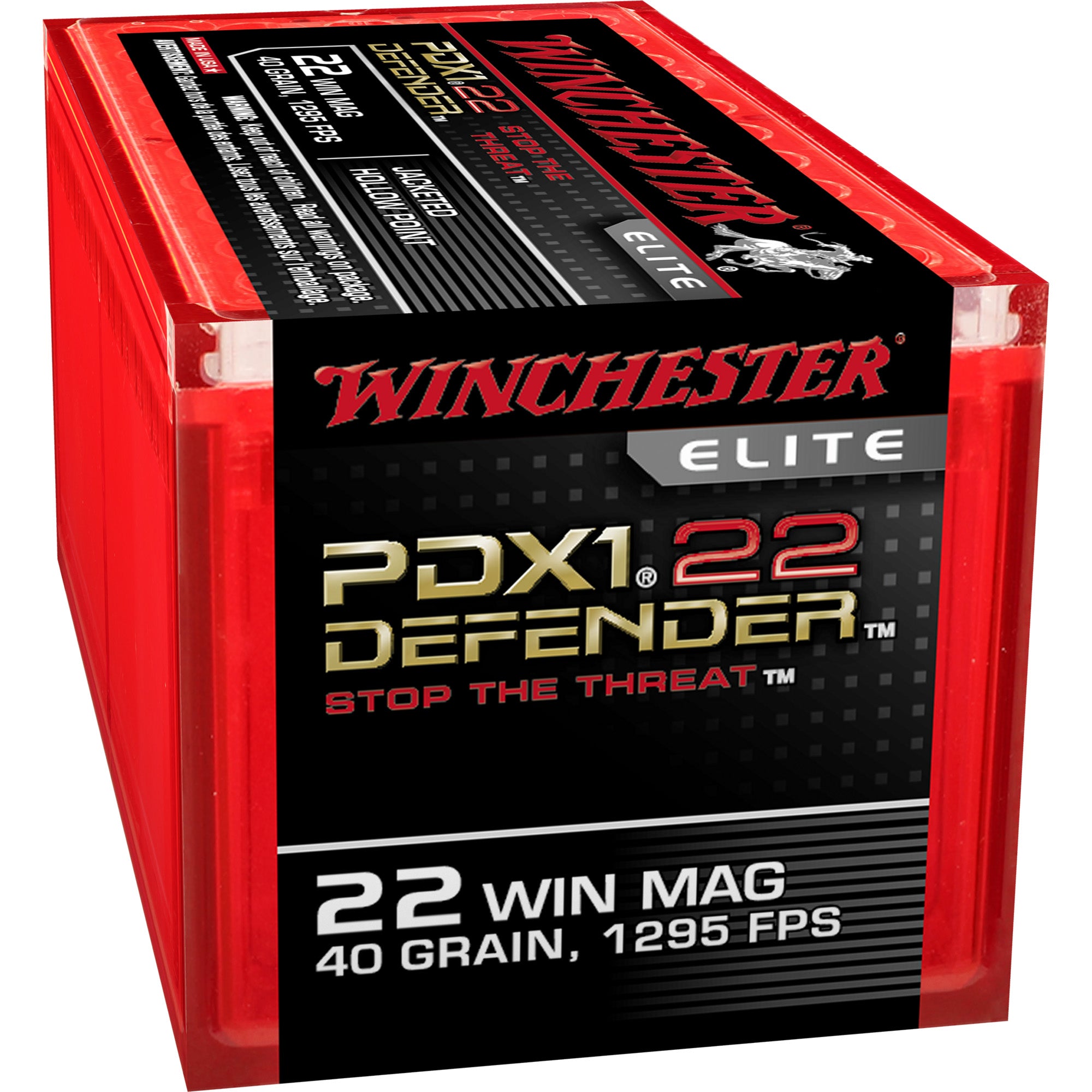 Winchester PDX1 Defender .22 Magnum / WMR 45 gr JHP ammo