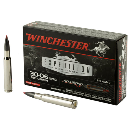 Winchester Expedition Big Game .30-06 Springfield 180 gr PolyTip ammo