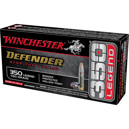 Winchester S350PDB Defender Bonded Protected Hollow Point  160 Grain .350 Legend