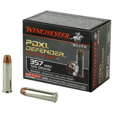 Winchester PDX1 Defender Elite .357 Magnum 125 gr BHP ammo