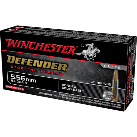 Winchester Defender 5.56x45mm NATO 64 gr BHP ammo