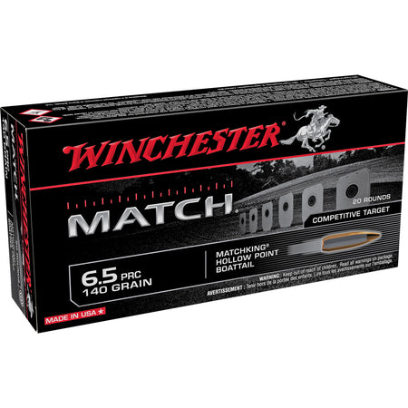 Winchester S65PM Match Sierra MatchKing Boat Tail Hollow Point BTHP 140 Grain 6.5 PRC