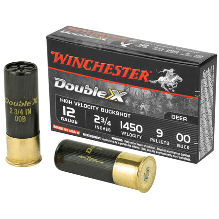 Winchester SB1200 Double X High Velocity 12 Gauge 2.75"  00 Buck Shot 1450 fps