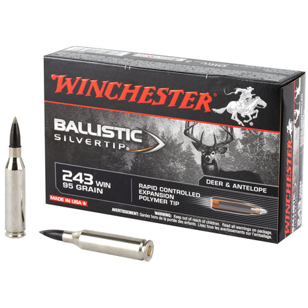 Winchester Ballistic Silvertip .243 Winchester 95 gr PolyTip ammo