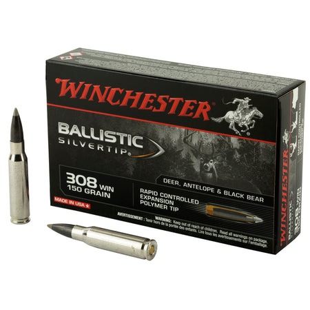 Winchester Ballistic Silvertip .308 Win / 7.62x51mm 150 gr PolyTip ammo