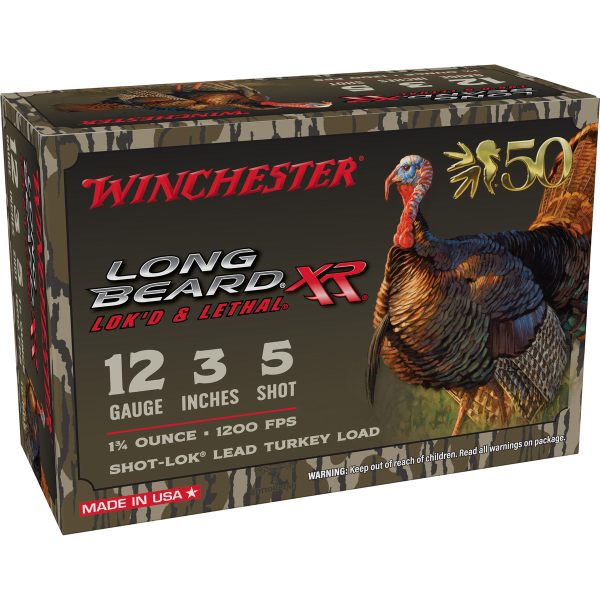 Winchester Long Beard XR Shot-Lok NWTF Limited Edition Turkey 12 Gauge 3 in / 3 in #5 1-3/4 oz