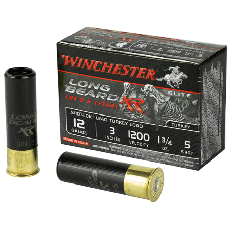 Winchester STLB1235 Long Beard XR Shot-Lok 12 Gauge 3" 1-3/4oz 5 Shot 1200 fps