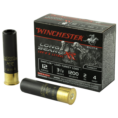 Winchester STLB12L4 Long Beard XR Shot-Lok 12 Gauge 3.5" 2oz 4 Shot 1200 fps