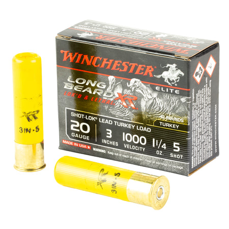 Winchester STLB2035 Long Beard XR Shot-Lok 20 Gauge 3" 1-1/4oz 5 Shot 1000 fps