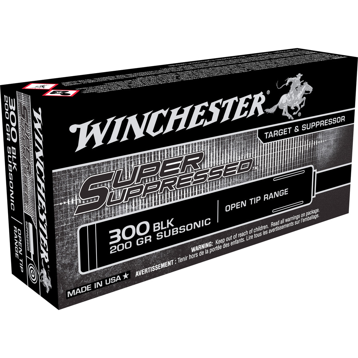 Winchester Super Suppressed .300 AAC Blackout 200 gr OTM ammo
