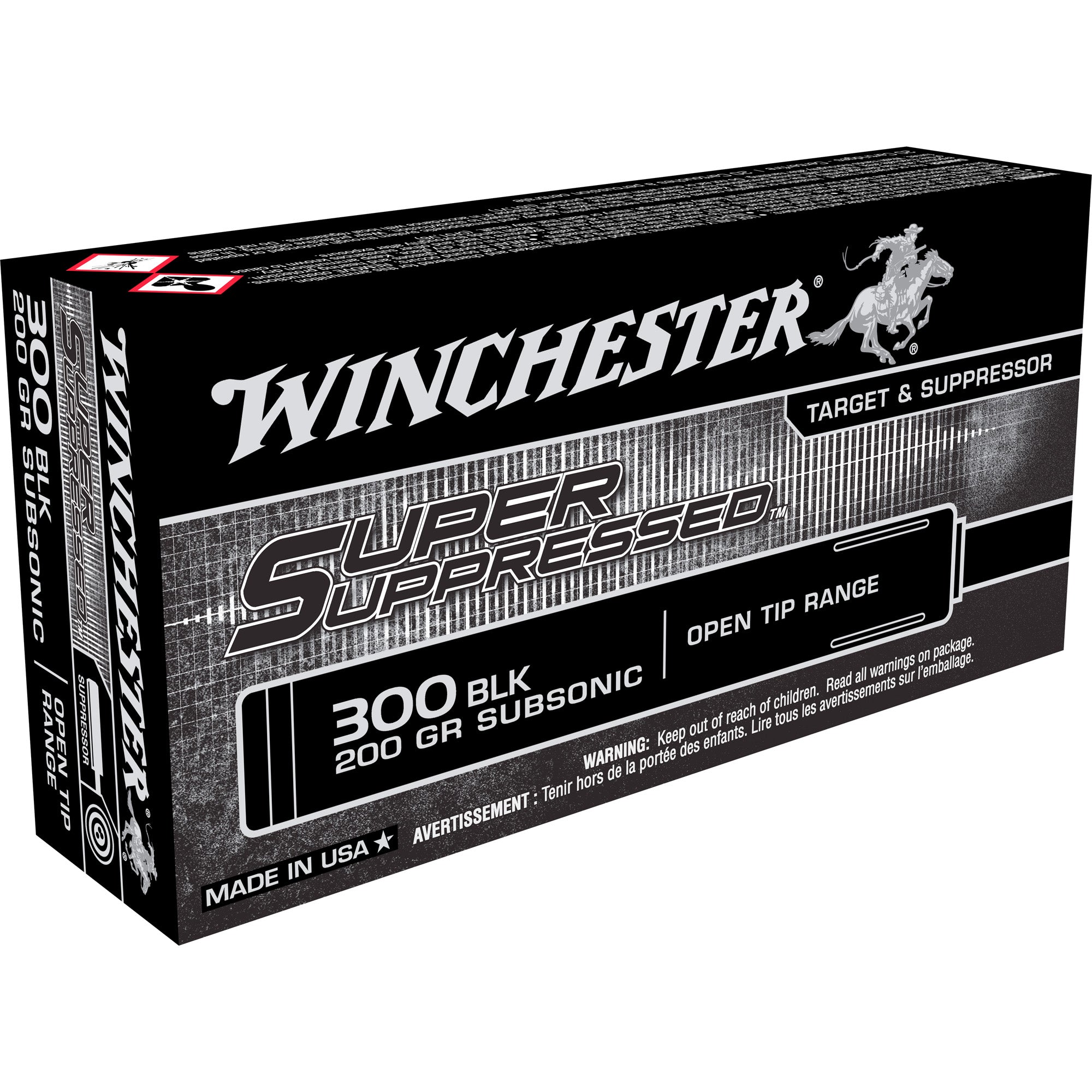 Winchester Super Suppressed .300 AAC Blackout 200 gr OTM ammo