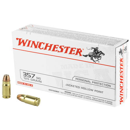 Winchester USA .357 Sig 125 gr JHP ammo