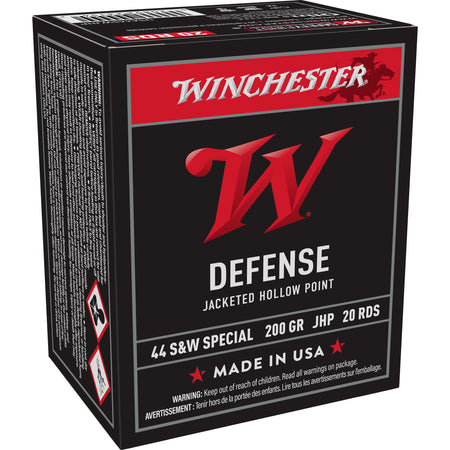 Winchester USA WHITE BOX .44 S&W Special 200 gr JHP ammo