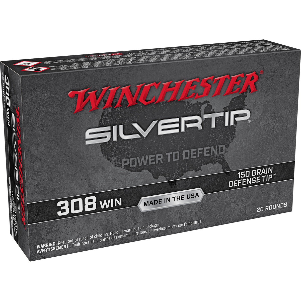Winchester Silvertip .308 Win / 7.62x51mm 150 gr PolyTip ammo
