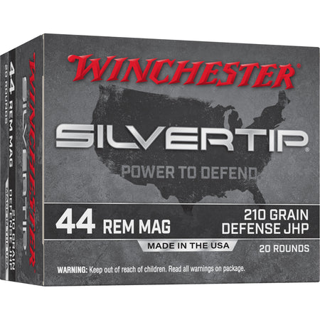 Winchester Silvertip .44 Magnum 210 gr JHP ammo