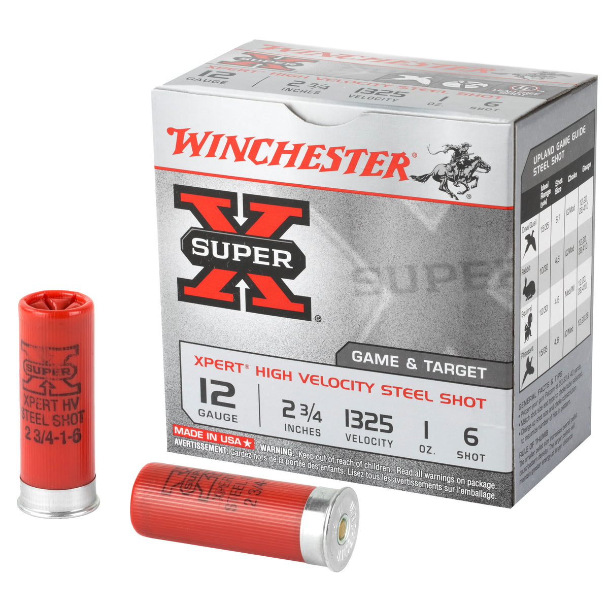 Winchester WE12GT6 Super X Xpert 12 Gauge 2.75" 1oz 6 Shot 1325 fps