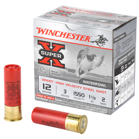 Winchester WEX1232 Super X Xpert 12 Gauge 3" 1-1/8oz 2 Shot 1550 fps