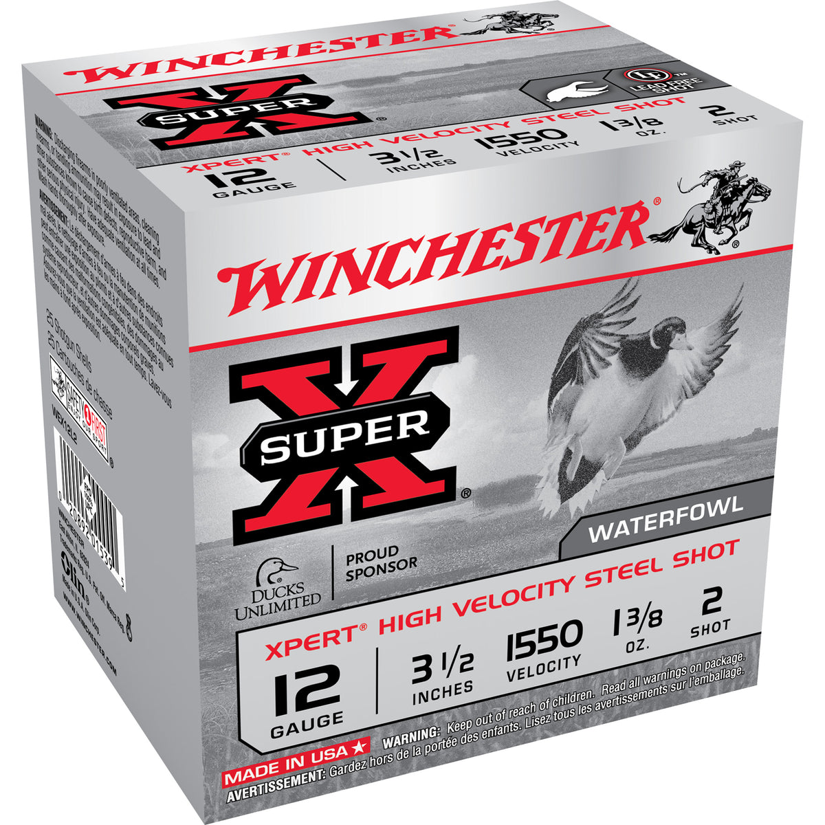 Winchester XPERT STEEL HIgh Velocity 12 Gauge 3.5 in / 3.5 in #2 1-3/8 oz
