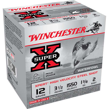 Winchester XPERT STEEL HIgh Velocity 12 Gauge 3.5 in / 3.5 in #2 1-3/8 oz