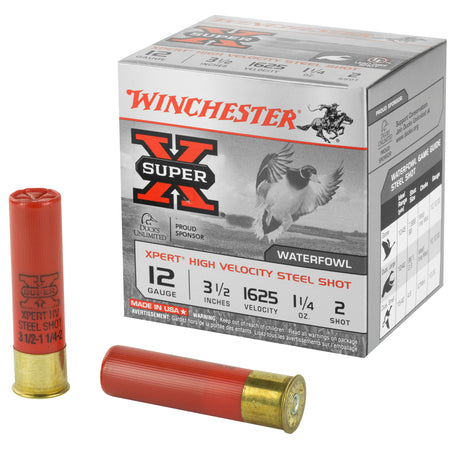 Winchester XPERT STEEL HIgh Velocity Lead Free 12 Gauge 3.5 in / 3.5 in #2 1-1/4 oz