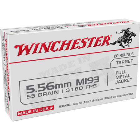 Winchester 5.56mm White Box M193 55gr Ammo