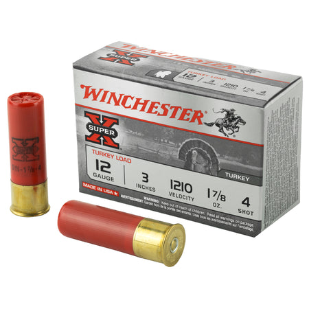 Winchester Super-X Magnum Turkey 12 Gauge 3 in / 3 in #4 1-7/8 oz