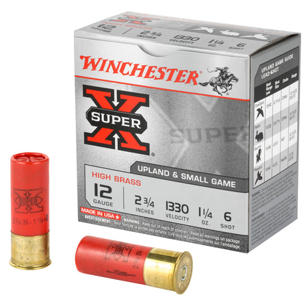 Winchester X126 Super X Game Load 12 Gauge 2.75" 1-1/4oz 6 Shot 1330 fps